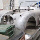 Прочие работы. Пескоструйная обработка кузова Ягуара 1952 г. выпуска фото 6