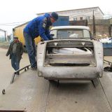 Прочие работы. Пескоструйная обработка кузова Ягуара 1952 г. выпуска фото 7